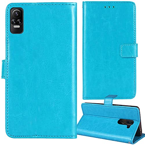 Lankashi Stand Premium Retro Business Flip Leather Case Protector Bumper for XGODY V40 6' Protection Phone Cover Skin Folio Book Card Slot Wallet Magnetic (Blue)
