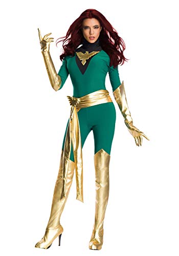 Charades Premium Marvel Jean Grey Phoenix Womens Fancy Dress Costume X-Small