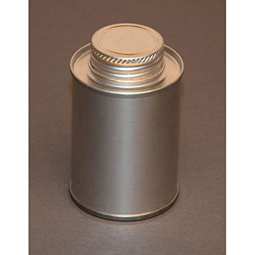 1/4 Pint 4oz Round Steel Tin Coated Metal Cans & Flat