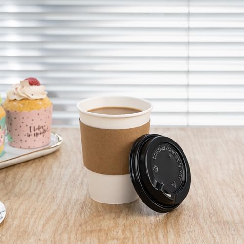 YEEHAW Disposable Paper Coffee Cups with Lids - Image 5