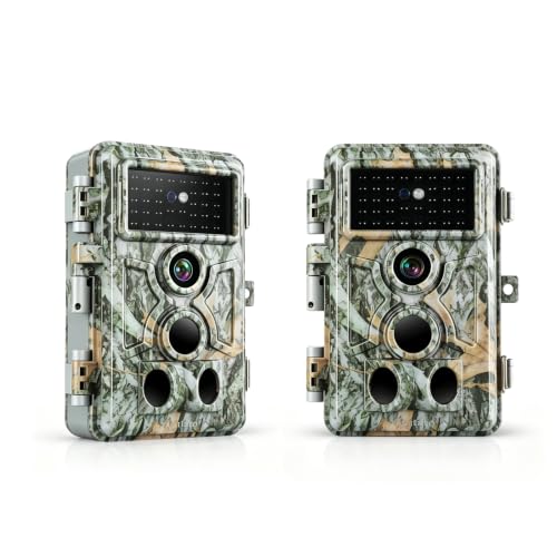 2-Pack 64MP Trail Cameras with Night Vision