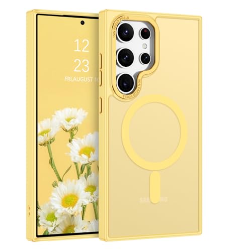 BENTOBEN for Samsung Galaxy S24 Ultra Case, Strong Magnetic [Compatible with MagSafe] Translucent Matte Slim Anti-Slip Shockproof Women Men Protective Phone Case for Samsung S24 Ultra 6.8