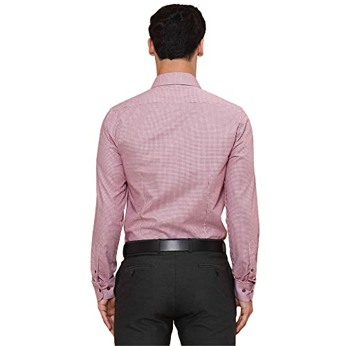 Image of blackberrys Solid Cotton Slim Fit Mens Work Wear Shirt (A21BB81R2NA21FN-P)