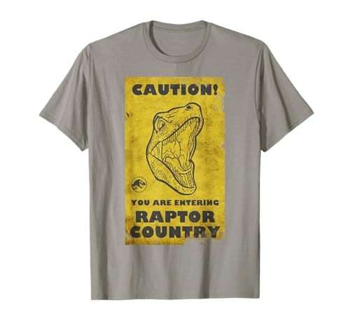 T-shirt Jurassic World Dominion Raptor en coton doux pour éviter les imprimés rigides