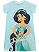 Disney - Chemise de Nuit - Aladdin - Fille - Jasmine - Bleu - 6-7 Ans