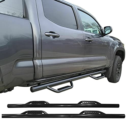 Estribos laterales para Toyota Tundra 2007-2021 negro miniatura 1