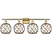 Innovations Lighting 516-4W-SG-G122-8RB-LED Bare Bulb 1 Light Cord Set, Satin Gold