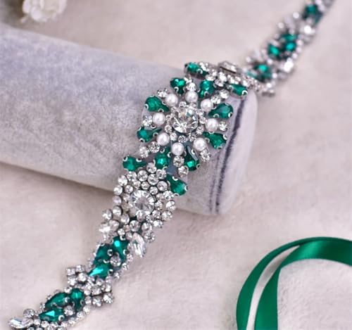 Women's Thin Sash Bridal Belt Wedding Accessories Bridesmaid Waist Chain Evening Dress Decoration4