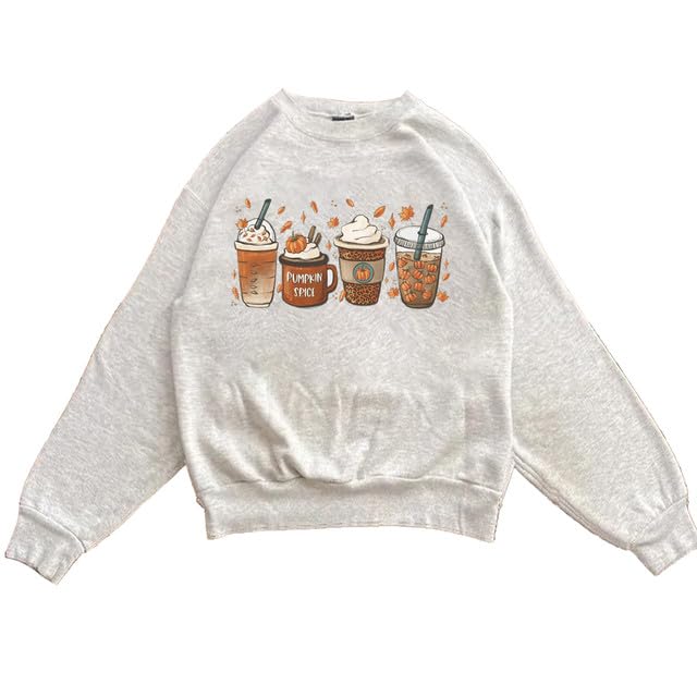 Bellelement Fall Coffee Sweatshirt Cute Fall Sweater Women Sweater Unisex Shirt