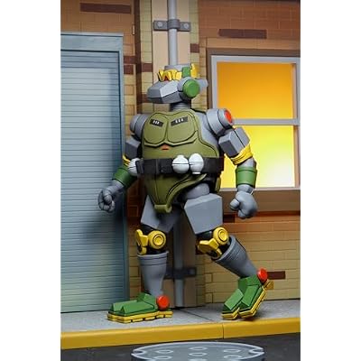 NECA 7 Teenage Mutant Ninja Turtles Cartoon The Mighty Metalhead Ultimate Action Figure
