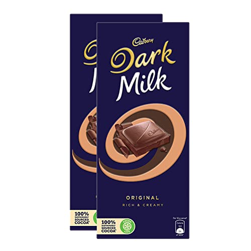 Image of Cadbury Celebrations Assorted Chocolate Gift Pack, 62.2 g- Pack of 8 & Dark Milk Chocolate Bar, 156g- Pack of 2