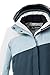 killtec Damen Skijacke/Funktionsjacke mit abzippbarer Kapuze und Schneefang KSW 26 WMN SKI JCKT, hell eisblau, 40, 43412-000