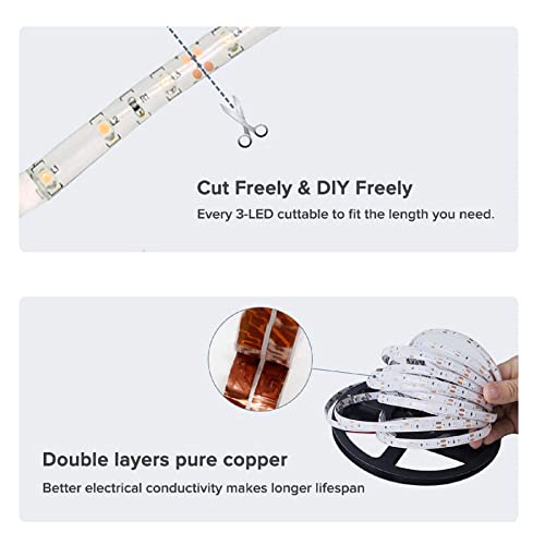 Favolcano Led Strip Light Green Ip65 Waterproof 12V Dc Smd 3528 600 Leds 120Leds/M 16.4 Ft/5M Flexible Led Tape For Home Kitchen Bedroom Decoration (Adapters Or Connector Not Included) #TOP2