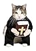 Fun Costumes Dog Priest Costume L