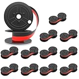 LinkDocs GR24BR GR24 Replacement Sharp EL-1197PIII Calculator Ink Ribbon and Canon MP11DX Calculator Ribbon (Black/Red, 12 Pack)