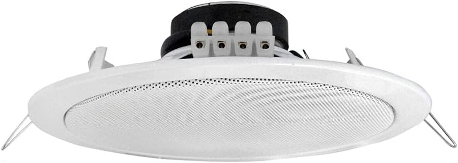 Hitone Boss Compact Ceiling Speaker with Clamps Size 6 inch White CS540T