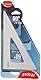 Maped M120621 - Zeichendreieck Aluminium, 21 cm, für 60 Winkel, aluminium