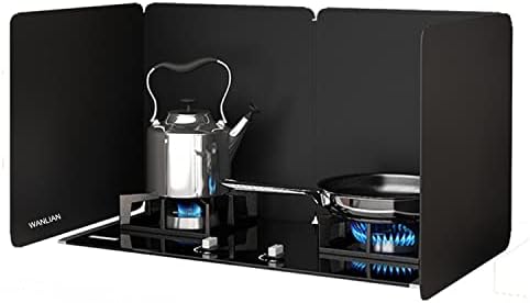 Splatter Guard For Cooking, 4 Sided Splatter Guard, Upgrade Stainless Steel Anti Splatter Shield Guard For Stove Top, Foldable Grease Splatter Screen, Stove Splatter Guard Blocks (31.5*15.8*15.8 in)