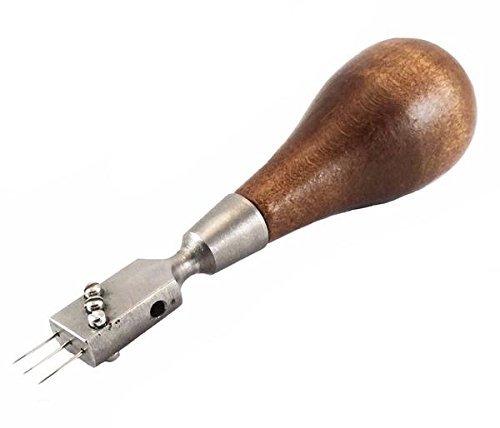 Gemm Piano Hammer Voicing Tool 3 Needle With Hardwood Handle (Straight Head)