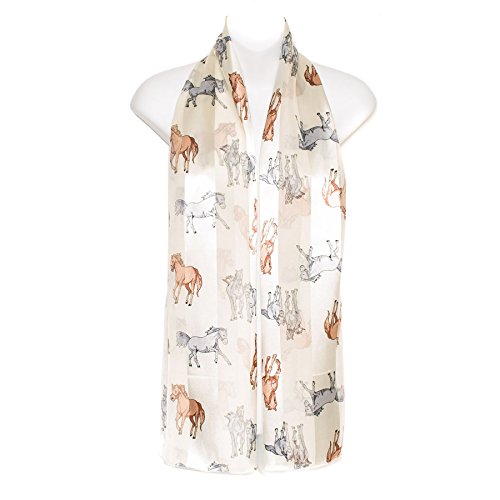 Hat To Socks Chiffon Satin Scarf Ideal for Ascot Horse Racing Equestrian2