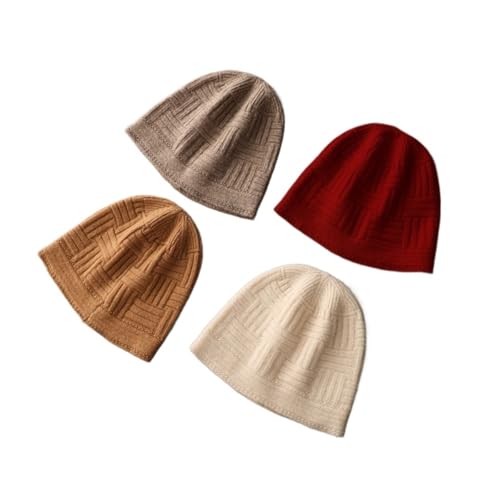 Bonnet cagoule tricoté épais et chaud en laine pour affronter le froid de l'hiver - 4