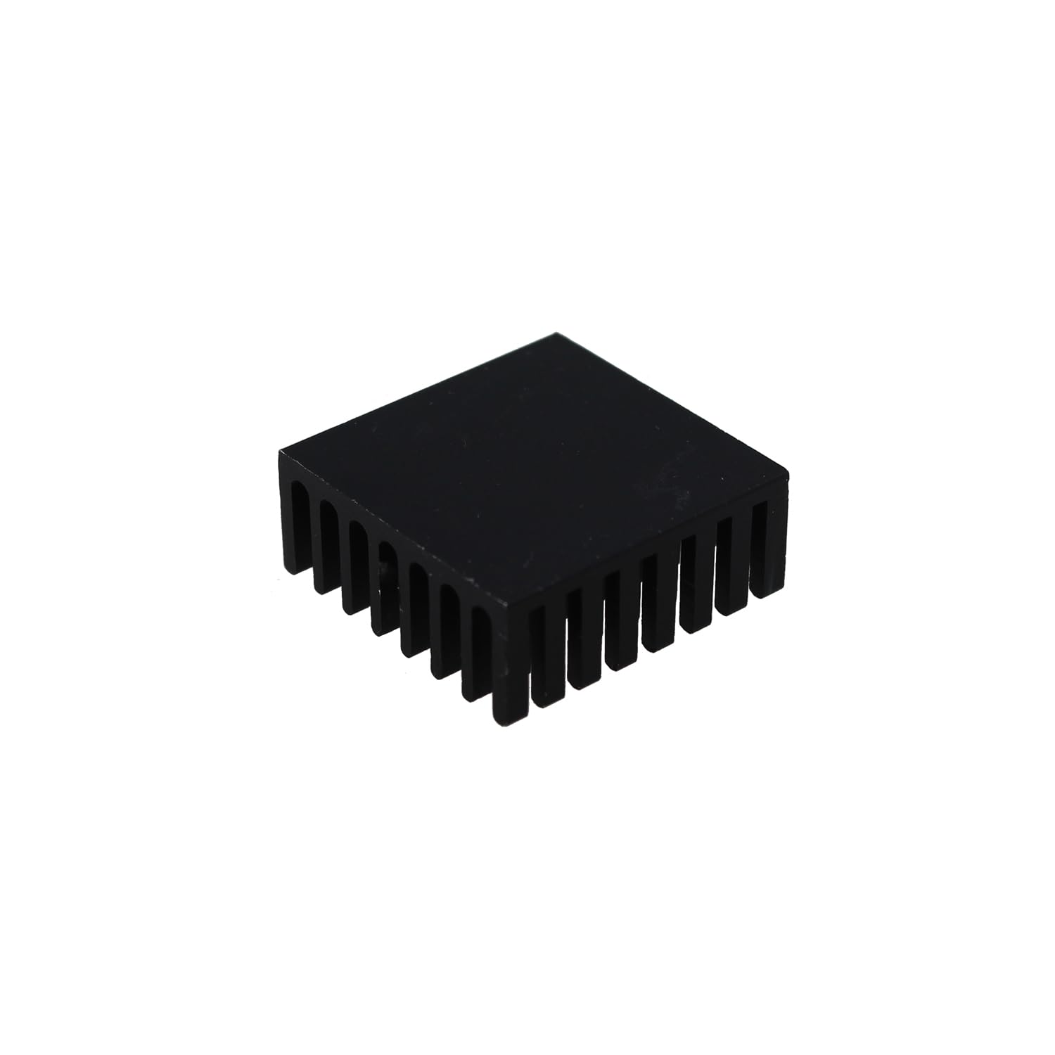 TAODAN 6PCS 5x25x10MM Heat Sink Cooling Black Aluminium Heat Sink Small Heat Sink Road Memory Graphics Card CPU Cooling Block Suitable for IC Circuit Board Motherboard Triode and MOS Tube