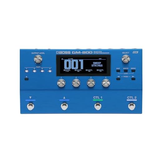 Sintetizador de guitarra BOSS GM-800 | Sofisticado sintetizador de guitarra y bajo con nueva interfaz Serial GK | Generador de sonido ZEN-Core avanzado | Potente proceso mediante Scenes