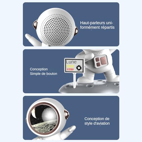 Enceinte nomade voyage spatial sans fil avec subwoofer rechargeable - 5