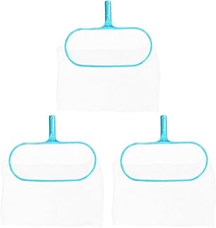 COHEALI Green Fishnets Swing Set Accessories Cleaning Accessories 3pcs Small Swimming Pool Scoop Net Pond Cleaning Net Portable Cleaning Tool Spa Tub Fishing Accessories Swing Set Accessories