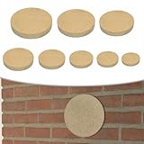 Tablero de vermiculita ignífugo para estufa de leña y forro de chimenea, tablero de ladrillo refractario con cubierta de agujero de chimenea, resistente al calor hasta 1100 grados Celsius (180 x 50 mm