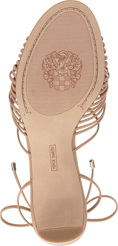 Image of Vince Camuto Lory Ankle Wrap Kitten Heel Sandals | Party Sandals