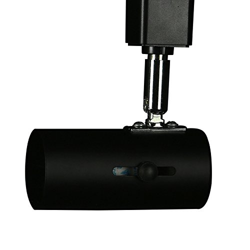 King Sha 2 Pack Universal Line Voltage Track Lighting Heads Compatible H Type 3-Wire Single Circuit Track Systems,E26 Base,Black,Etl Listed #TOP1