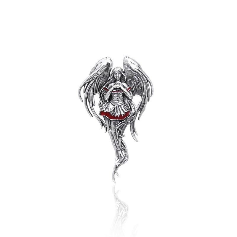 Pendentif en argent ange Peter Stone, le bijou symbolique à offrir en cadeau