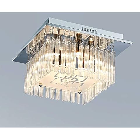 Saint Mossi Modern Glass Raindrop Chandelier Ceiling Light Flush Mount Ceiling Lights Fixture for Dining Room Bathroom Bedroom Livingroom Width 30 x Height 20 cm Cover