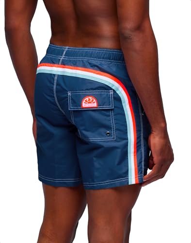 Mens Elastic Waist Boardshort, Swim Trunks 16