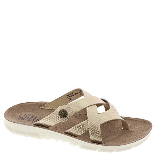 WHITE MOUNTAIN Women's Banksy Thong Sandal Flip-Flop