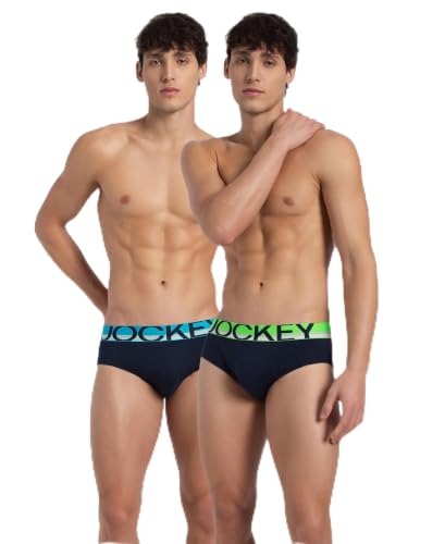 Image of Jockey FP01 Men's Super Combed Cotton Solid Brief with Ultrasoft Waistband