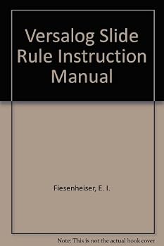 Hardcover Versalog slide rule instruction manual Book
