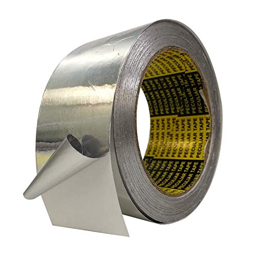 HEATIT Aluminum Foil Tape Professional Grade - 2 inch x 150 feet 4.85 mil Thick(1.7 mil foil Thick and 3.15 mil Backing Thick) for HVAC, Ducts, Pipes, Metal Repair, Pipe Heating Cable Application etc