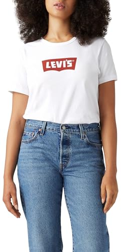 Levi's Para Mujer. A8802-0000 Camiseta Graphic Iconic Blanco (Xs), Casual, AlgodóN, Manga Corta - 3