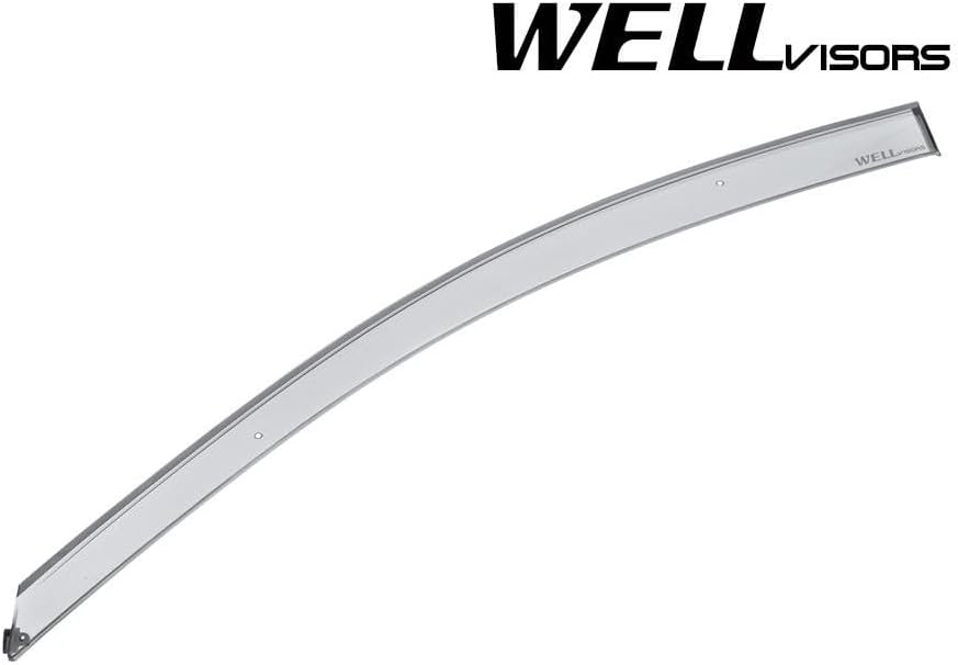 WellVisors Window Visors Wind Deflectors Compatible with Mazda 2016-2022 CX-3 CX3 Premium Series Rain Guards 3-847MZ016