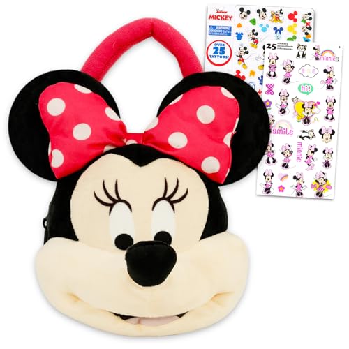 Ensemble sac Minnie Mouse en peluche idéal pour les sorties créatives