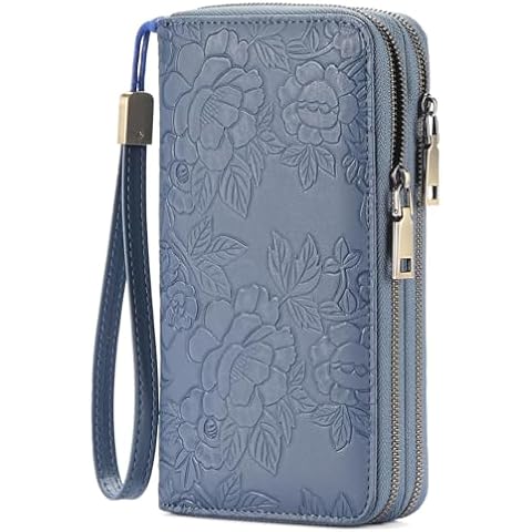 KNGITRYI Sunpour Wallet for Women Clutch RFID Blocking and Small Wallet for Women RFID Card Holder Cover