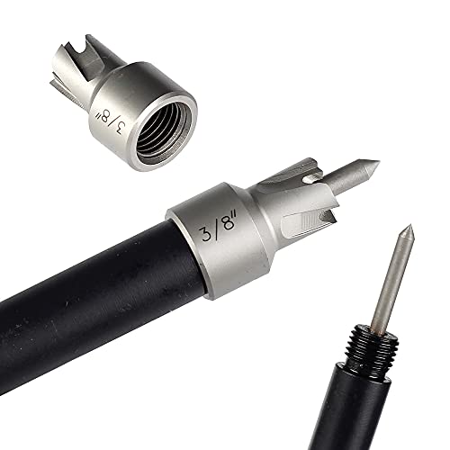 Spot Weld Cutter Set JESTUOUS 5-Pack 3/8 Inch HSS Remover Welding Metal Sheet Hole Drilling Bits for Power Hand Drill Tool