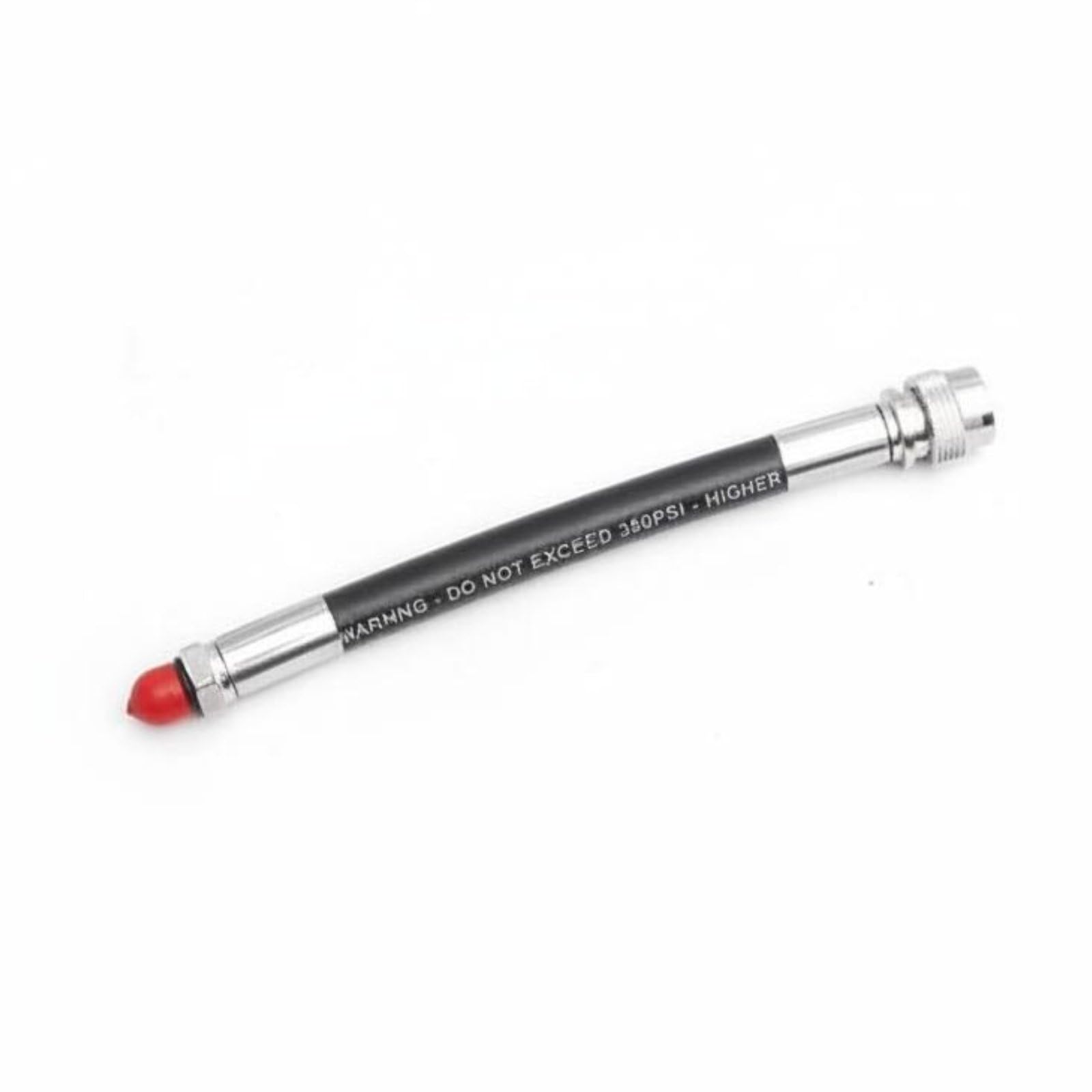 Amagogo Atemregler Schlauch Tauchschlauch Inflatorschlauch Schlauch Langlebig mit Verstärkter Gummimatrix Standard 3/8-24 Gewinde Und Schnellsteckkupplung für, 15CM