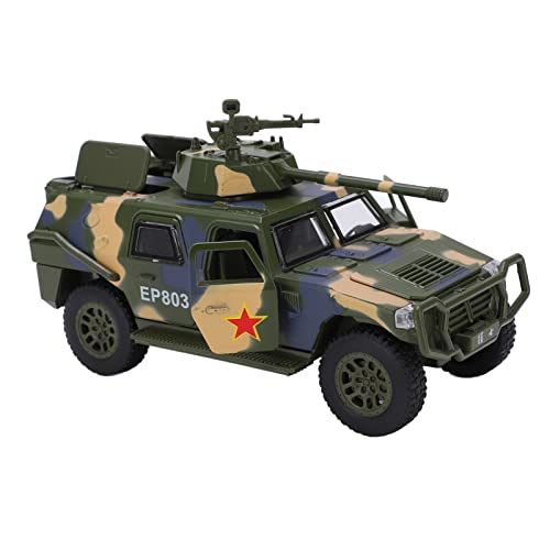 RiToEasysports 1:32 Alloy Military Truck, Pull Back Off Road Vehicle Model with Lights and Sounds for Boys 6+
