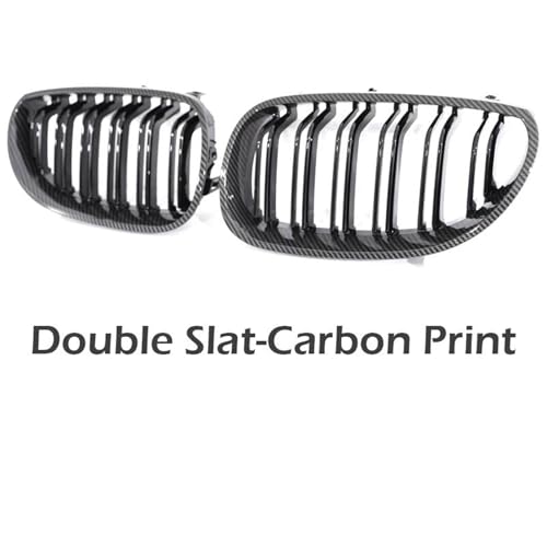 Calandre carbone pour BMW Série 5 E60 E61 2004-2009 look M5 - 2
