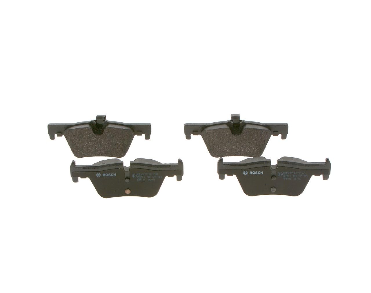 BOSCH Bremsbelagsatz, Scheibenbremse 0986494554