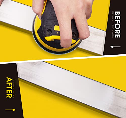 S Satc Psa Discs 6 Inch Sanding Disc 100 Pcs Sanding Discs Self Stick 600 Grit Premium Aluminum Oxide Grain #TOP3