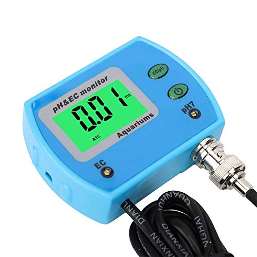 Corrosiebestendige waterkwaliteitsmeter, 2 in 1 professionele multifunctionele PH/EC-monitor(220V EU adapter) - Image 7